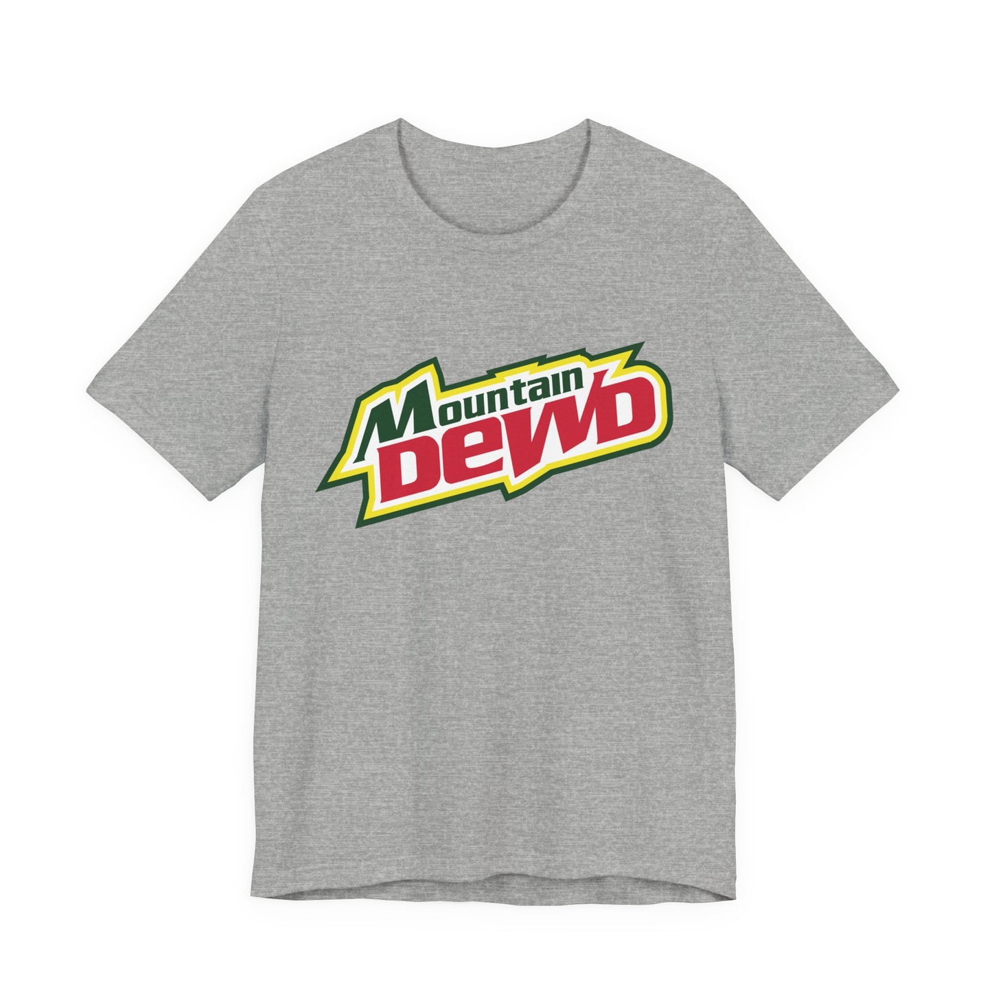 Mountain Dewd Unisex Jersey Tee | Retro Drink Tee, Casual Wear, Gift for Beverage Lovers, Party Shirt, Everyday Comfort