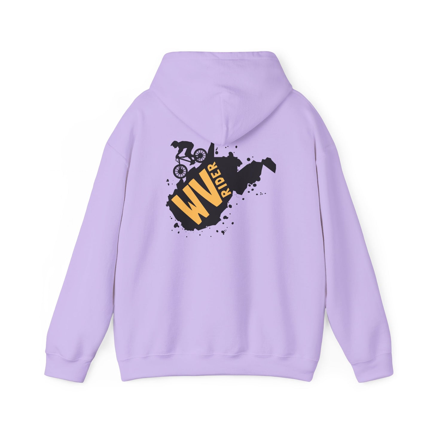 West Virginia Rider Mountain Biker Hoodie - Unisex Heavy Blend™ Sweatshirt for Outdoor Enthusiasts