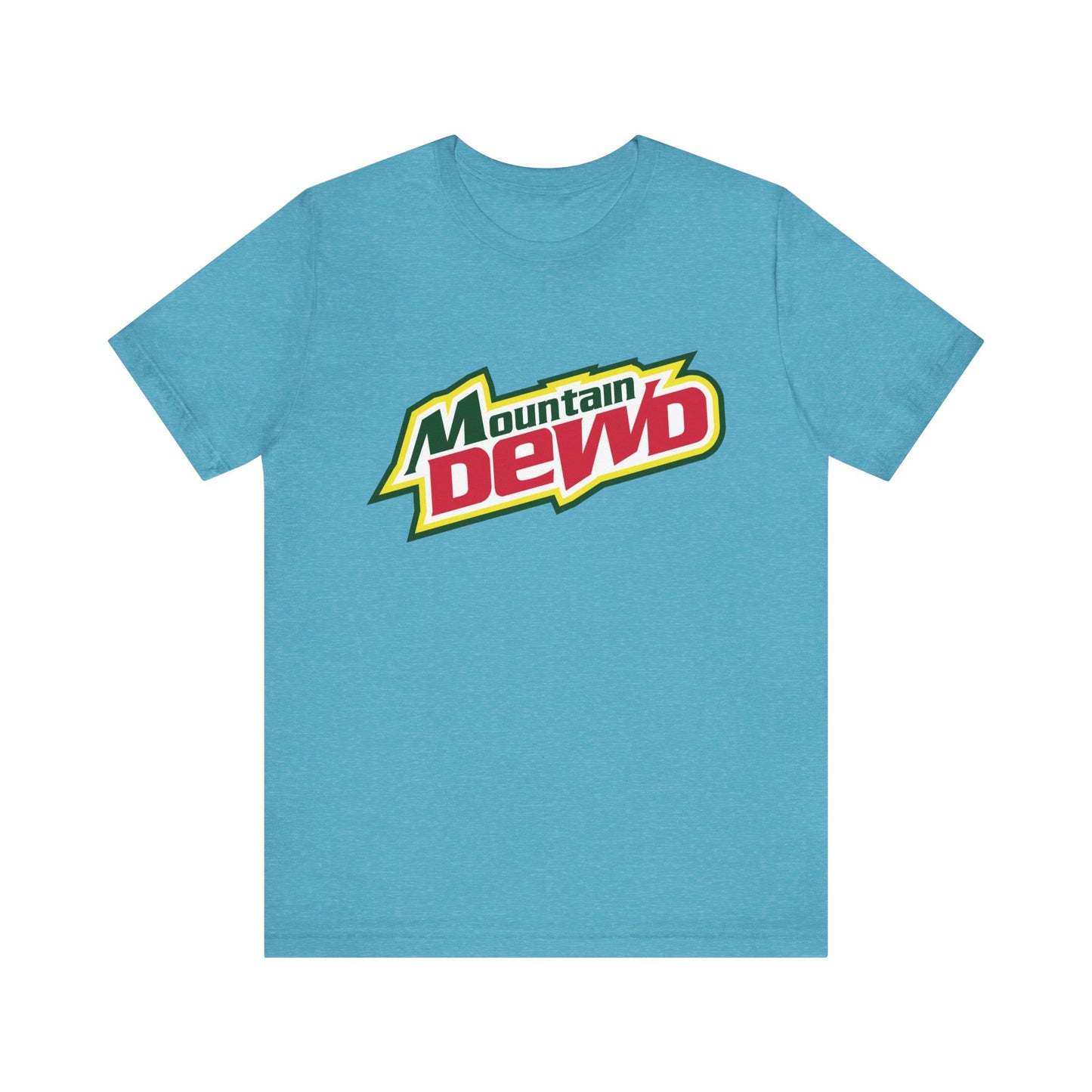 Mountain Dewd Unisex Jersey Tee | Retro Drink Tee, Casual Wear, Gift for Beverage Lovers, Party Shirt, Everyday Comfort