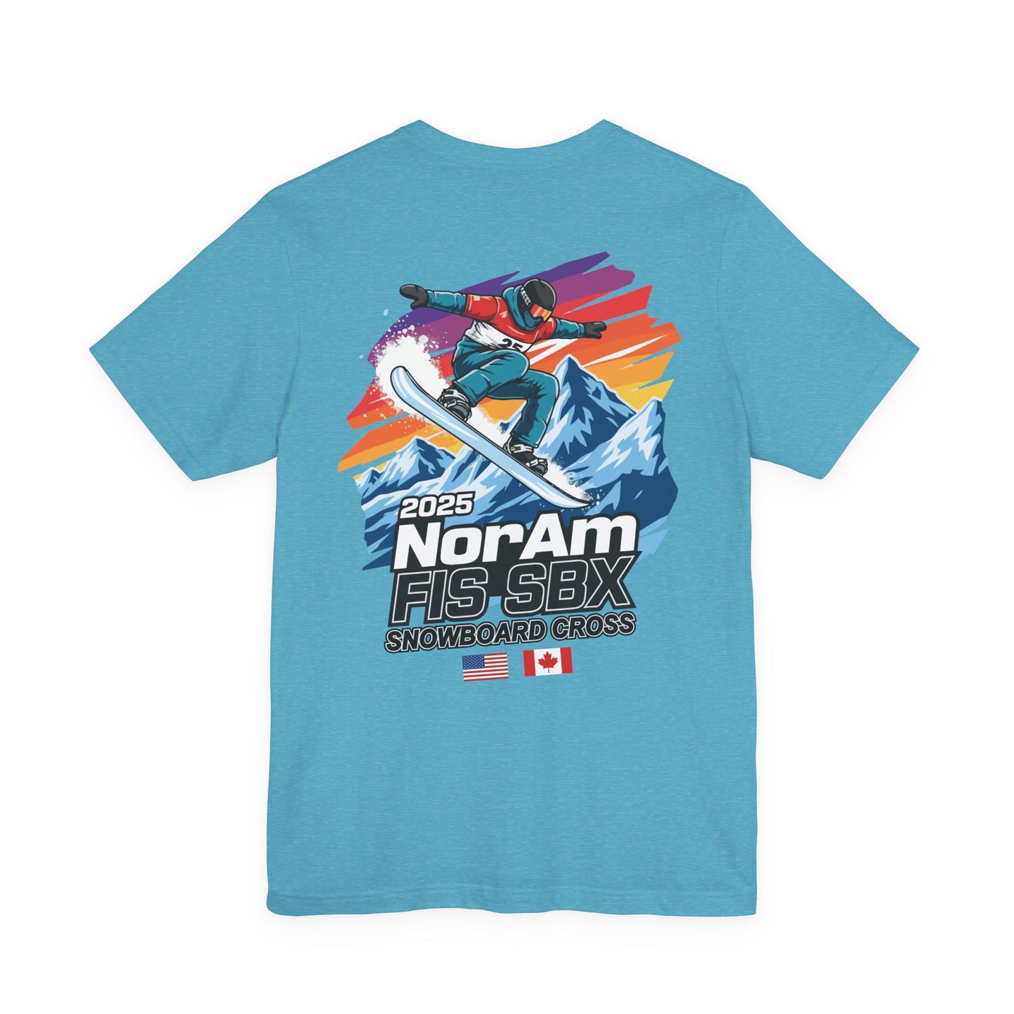 2025 FIS Snowboard Cross Tee - 2025 NorAm FIS SBX, Unisex Athletic Shirt, Winter Sports Apparel, Snowboarding Gift, Adventure Wear