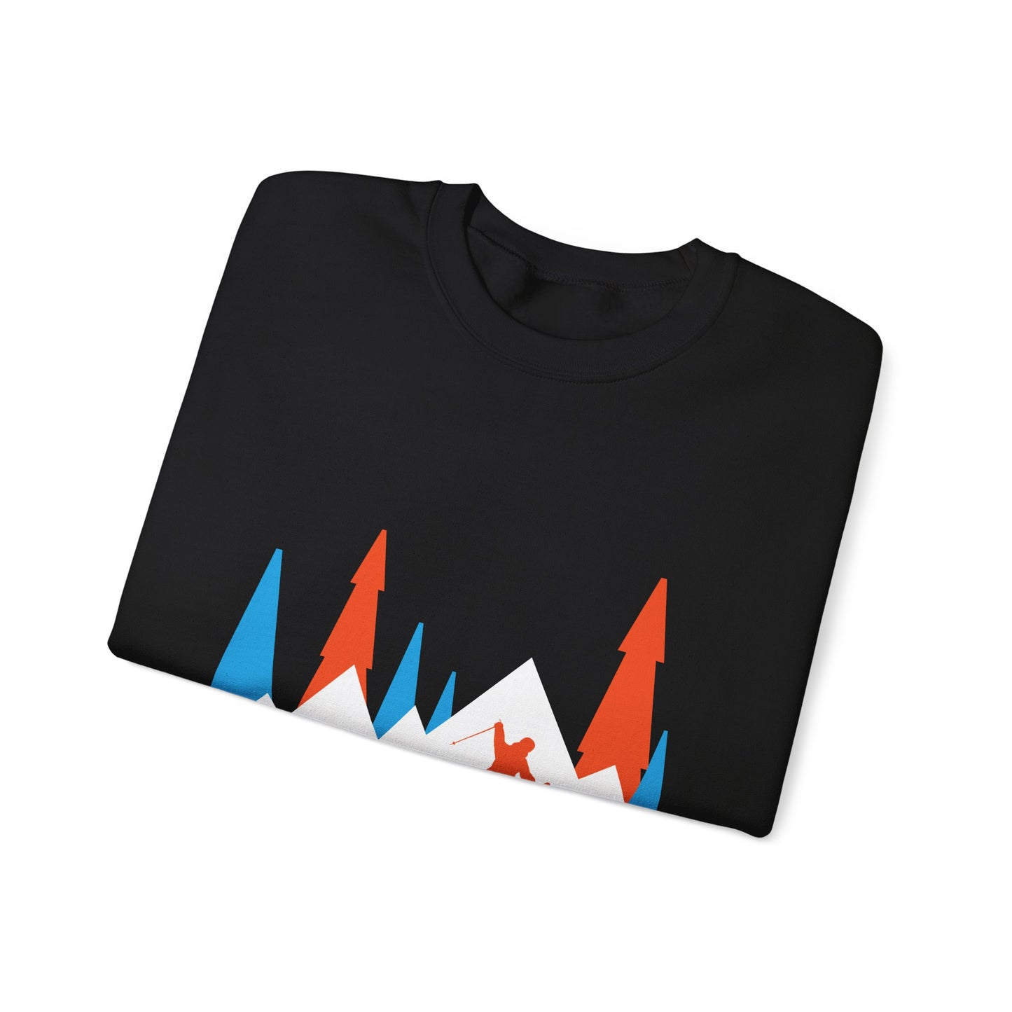 Powder Chaser Unisex Heavy Blend™ Crewneck Sweatshirt - Perfect for Skiers & Snowboarders