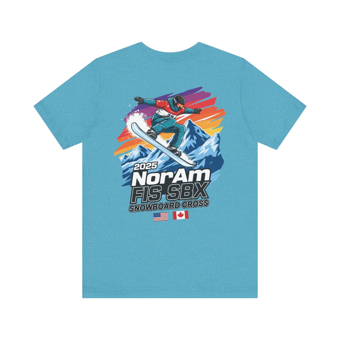 2025 FIS Snowboard Cross Tee - 2025 NorAm FIS SBX, Unisex Athletic Shirt, Winter Sports Apparel, Snowboarding Gift, Adventure Wear