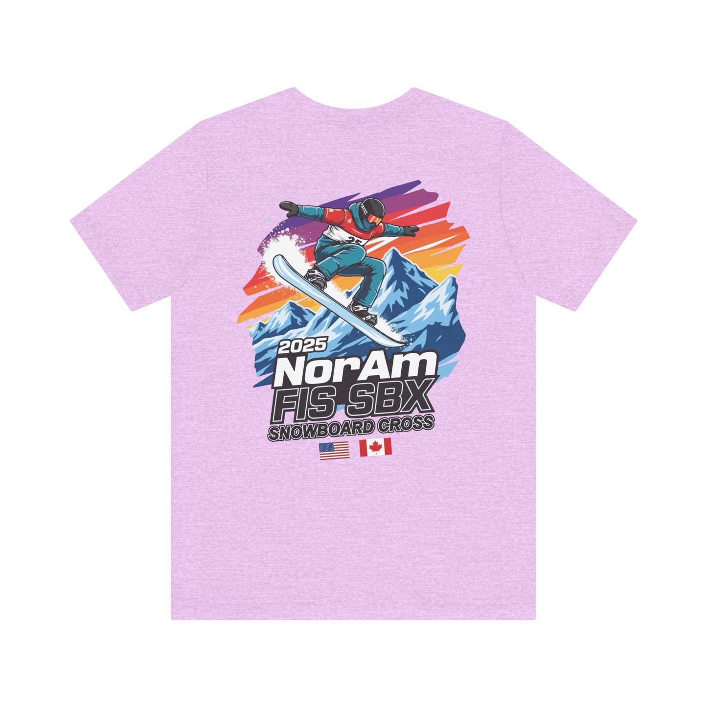 2025 FIS Snowboard Cross Tee - 2025 NorAm FIS SBX, Unisex Athletic Shirt, Winter Sports Apparel, Snowboarding Gift, Adventure Wear