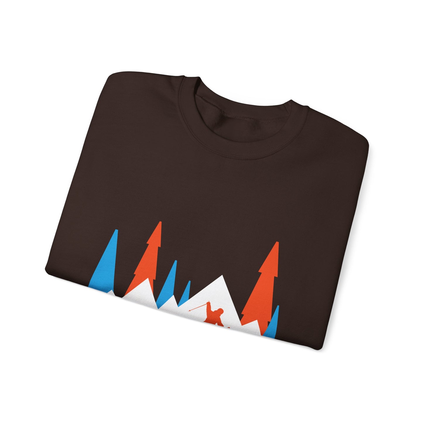 Powder Chaser Unisex Heavy Blend™ Crewneck Sweatshirt - Perfect for Skiers & Snowboarders