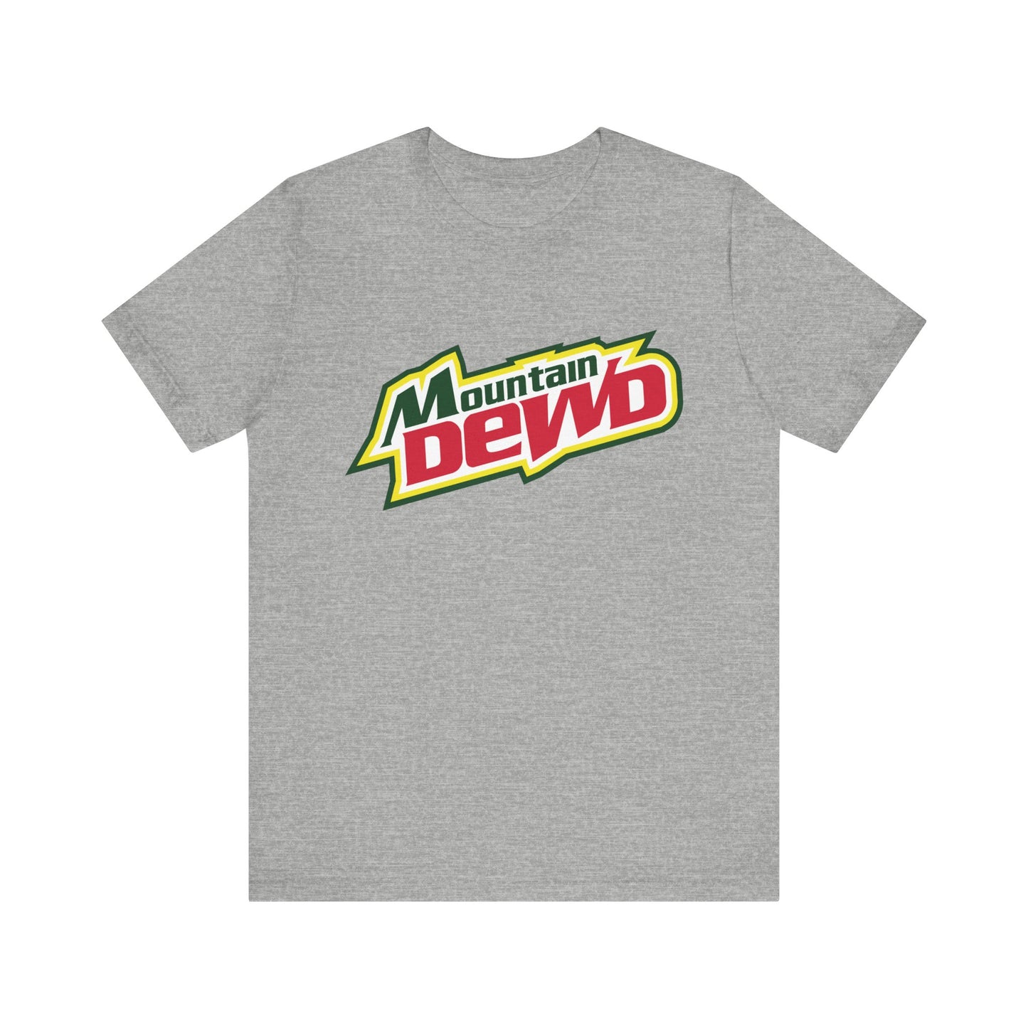 Mountain Dewd Unisex Jersey Tee | Retro Drink Tee, Casual Wear, Gift for Beverage Lovers, Party Shirt, Everyday Comfort