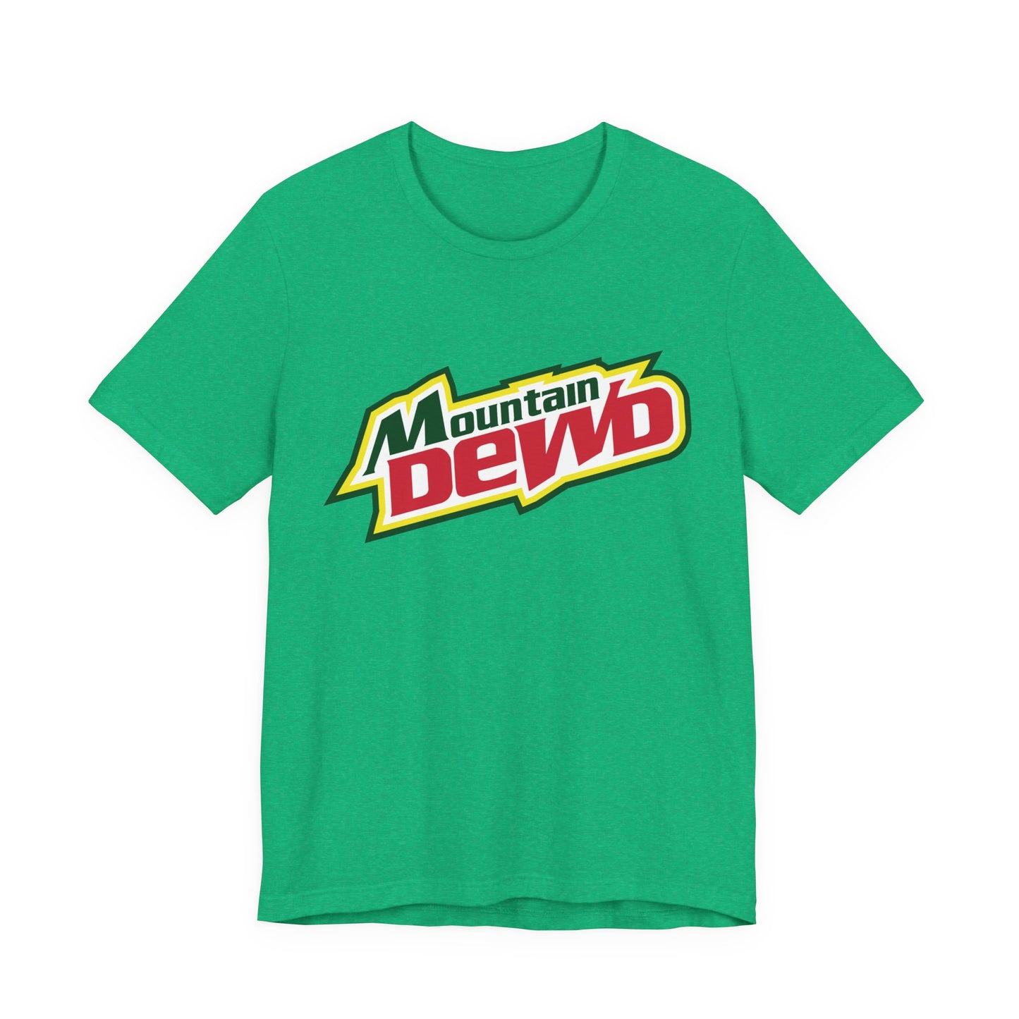 Mountain Dewd Unisex Jersey Tee | Retro Drink Tee, Casual Wear, Gift for Beverage Lovers, Party Shirt, Everyday Comfort