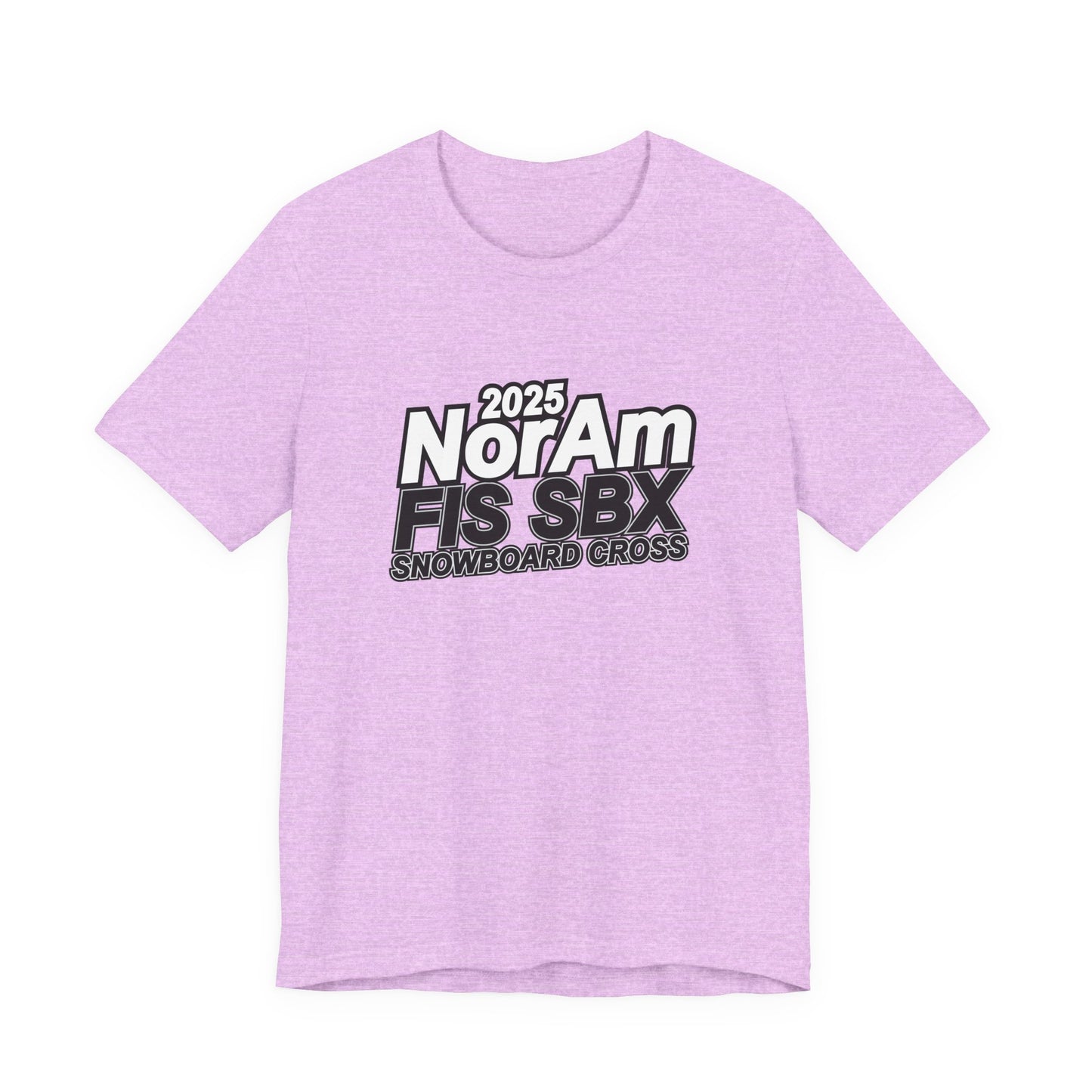 2025 FIS Snowboard Cross Tee - 2025 NorAm FIS SBX, Unisex Athletic Shirt, Winter Sports Apparel, Snowboarding Gift, Adventure Wear