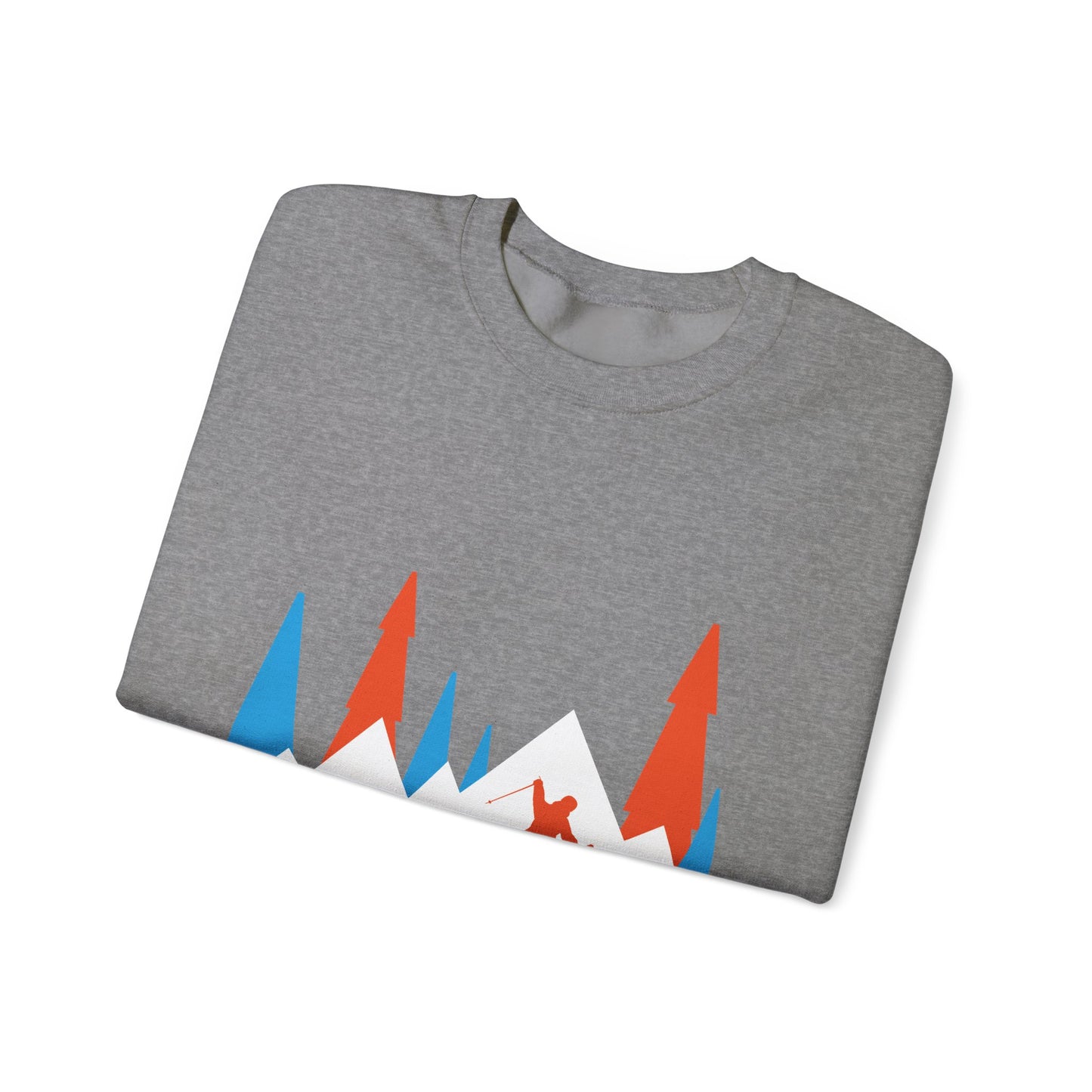 Powder Chaser Unisex Heavy Blend™ Crewneck Sweatshirt - Perfect for Skiers & Snowboarders