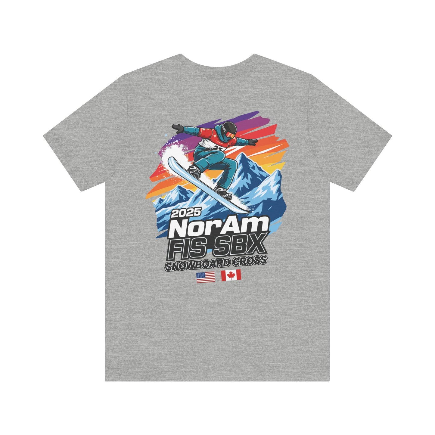 2025 FIS Snowboard Cross Tee - 2025 NorAm FIS SBX, Unisex Athletic Shirt, Winter Sports Apparel, Snowboarding Gift, Adventure Wear