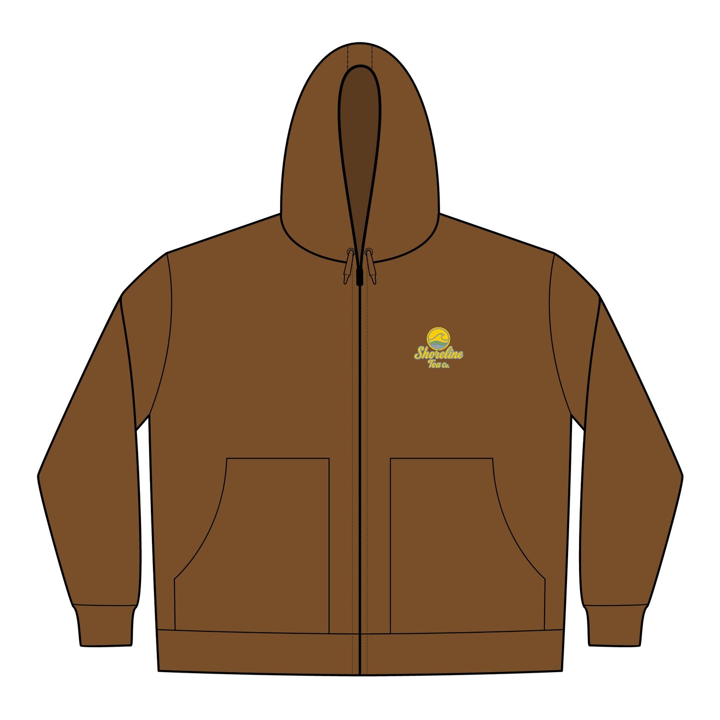 Shoreline Tea Embroidered Work Jacket – CornerStone Duck Cloth Hooded Work Jacket