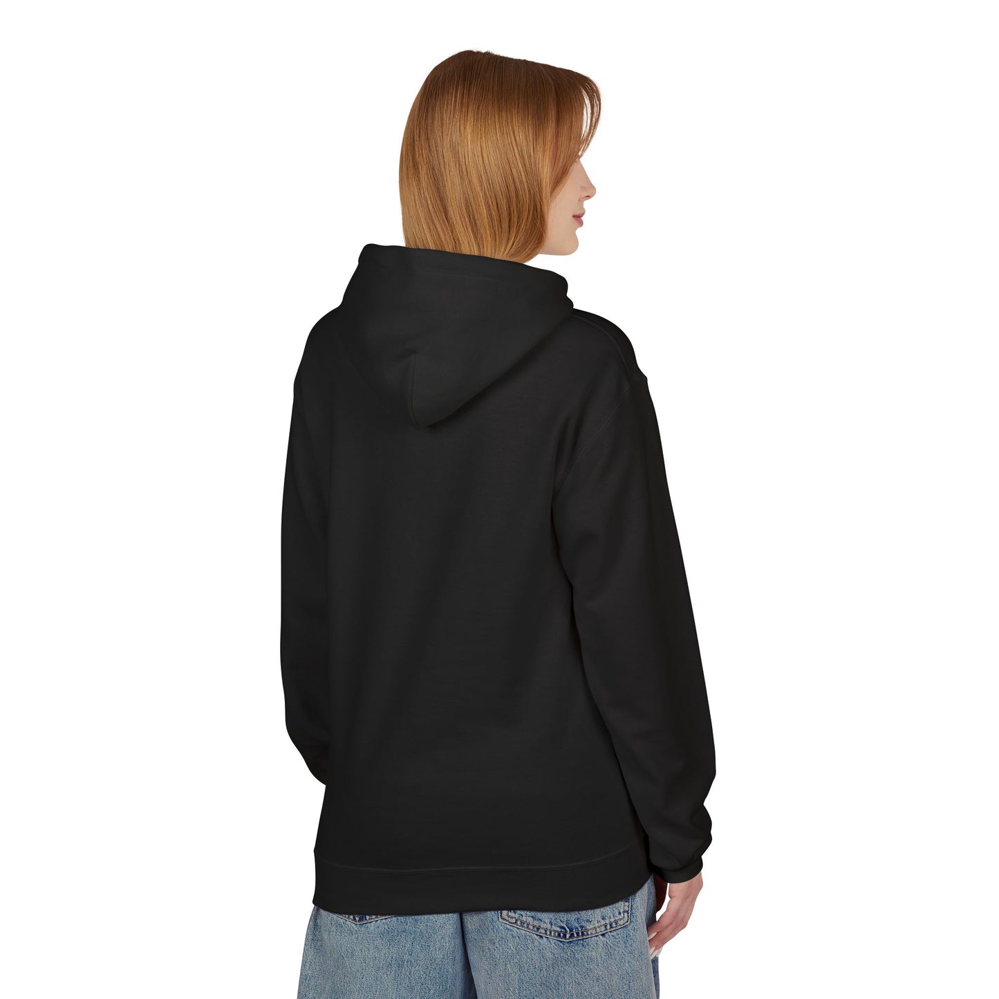 LUNA Moonlit Fleece Hoodie, Cozy Unisex Hoodie, Casual Sweatshirt, Winter Gift, Celestial Clothing, Night Sky Apparel