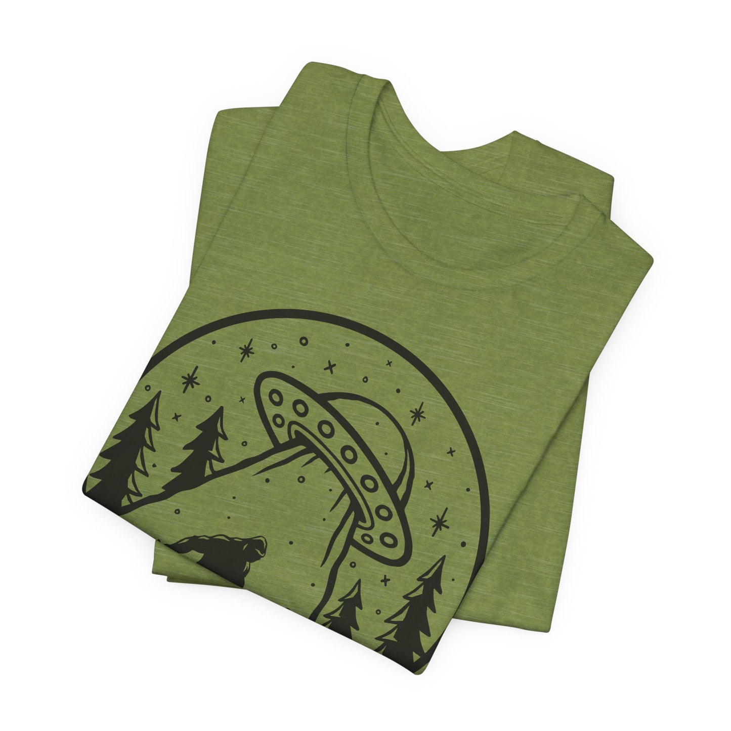 I Believe UFO and Big Foot Unisex Jersey Tee