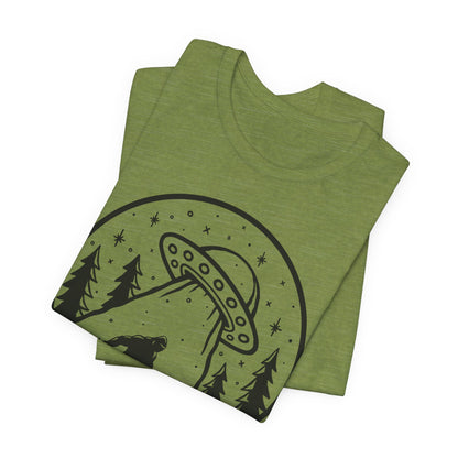 I Believe UFO and Big Foot Unisex Jersey Tee
