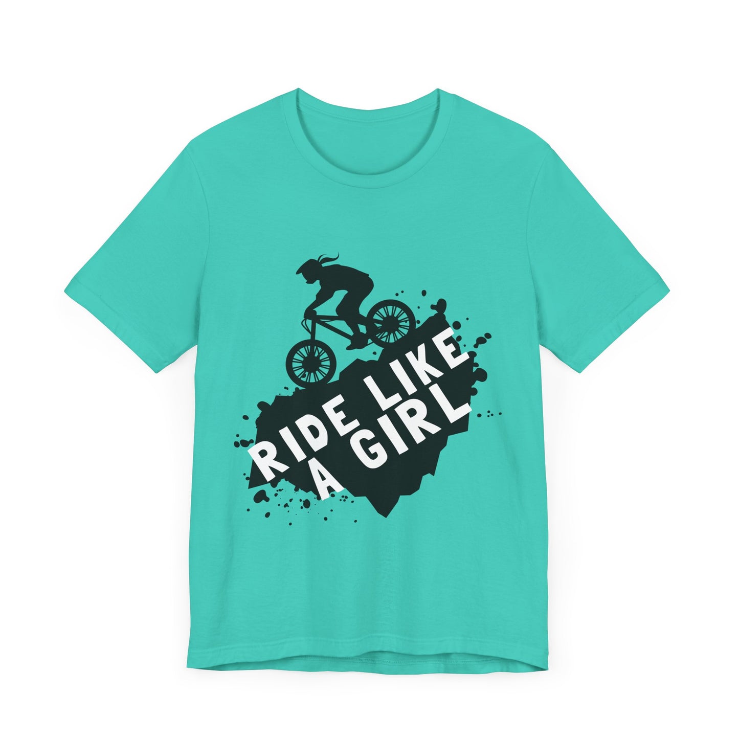 Ride Like a Girl Unisex Bicycle Tee - Empowering Cycling Shirt