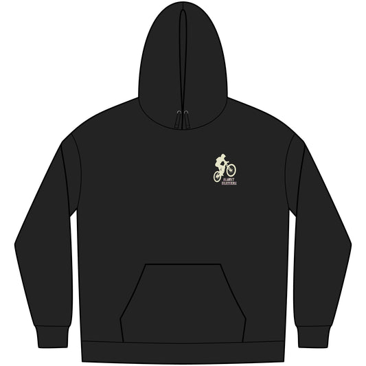 Men's Graphic Hoodie for Active Lifestyle, Cool Fleece Pullover, Skiing, Biking, Outdoor Sports, Trendy Gift for Him