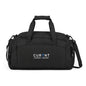Current Motivational Gym Bag — Durable Black Duffel for Workout & Travel