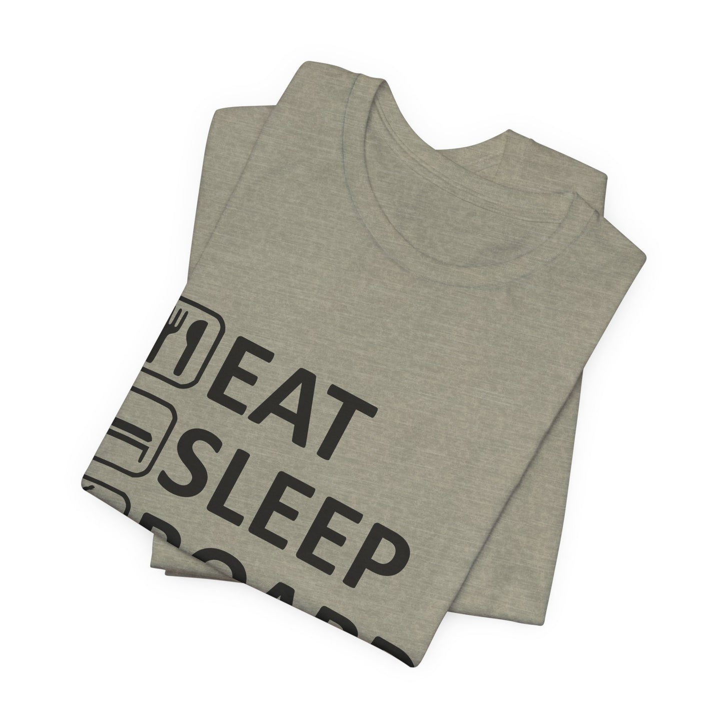Eat Sleep Board Repeat - Unisex Jersey Tee