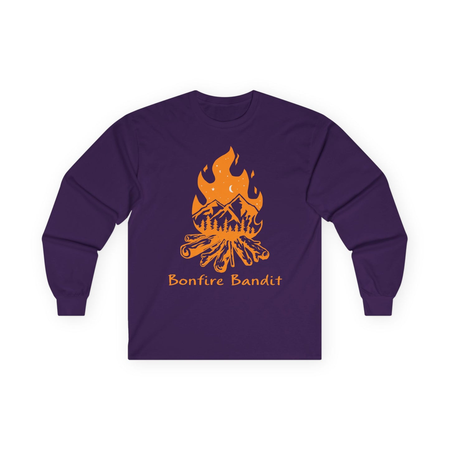 Unisex Bonfire Bandit Long Sleeve Tee - Perfect for Campfire Lovers
