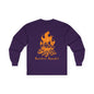 Unisex Bonfire Bandit Long Sleeve Tee - Perfect for Campfire Lovers