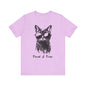 Feral and Free Funny Cat T-shirt Unisex Jersey Short Sleeve Tee