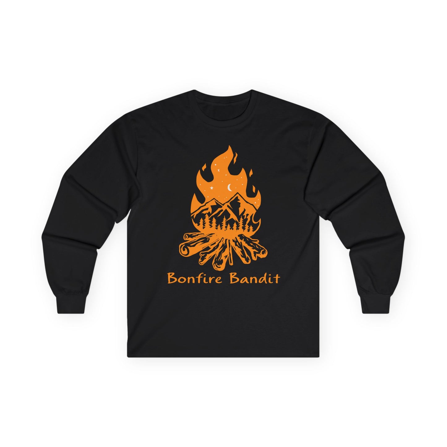 Unisex Bonfire Bandit Long Sleeve Tee - Perfect for Campfire Lovers