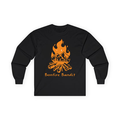 Unisex Bonfire Bandit Long Sleeve Tee - Perfect for Campfire Lovers