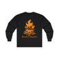 Unisex Bonfire Bandit Long Sleeve Tee - Perfect for Campfire Lovers