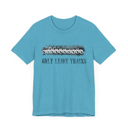 Only Leave Tracks Mountain Biking T-Shirt