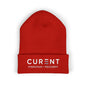 CURENT Embroidered Cuffed Beanie — Knit Hat