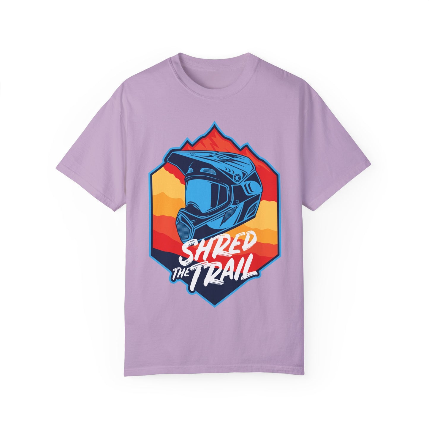 Shred The Trail Adventure T-Shirt - Unisex Garment-Dyed Tee for Outdoor Enthusiasts