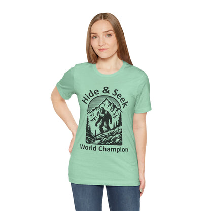 Hide and Seek Champion Big Foot Unisex Jersey Tee
