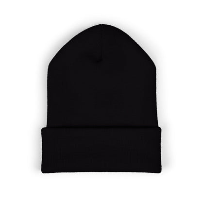 CURENT Embroidered Cuffed Beanie — Knit Hat