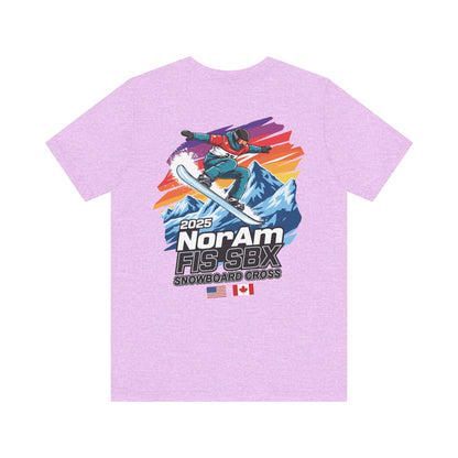 2025 FIS Snowboard Cross Tee - 2025 NorAm FIS SBX, Unisex Athletic Shirt, Winter Sports Apparel, Snowboarding Gift, Adventure Wear