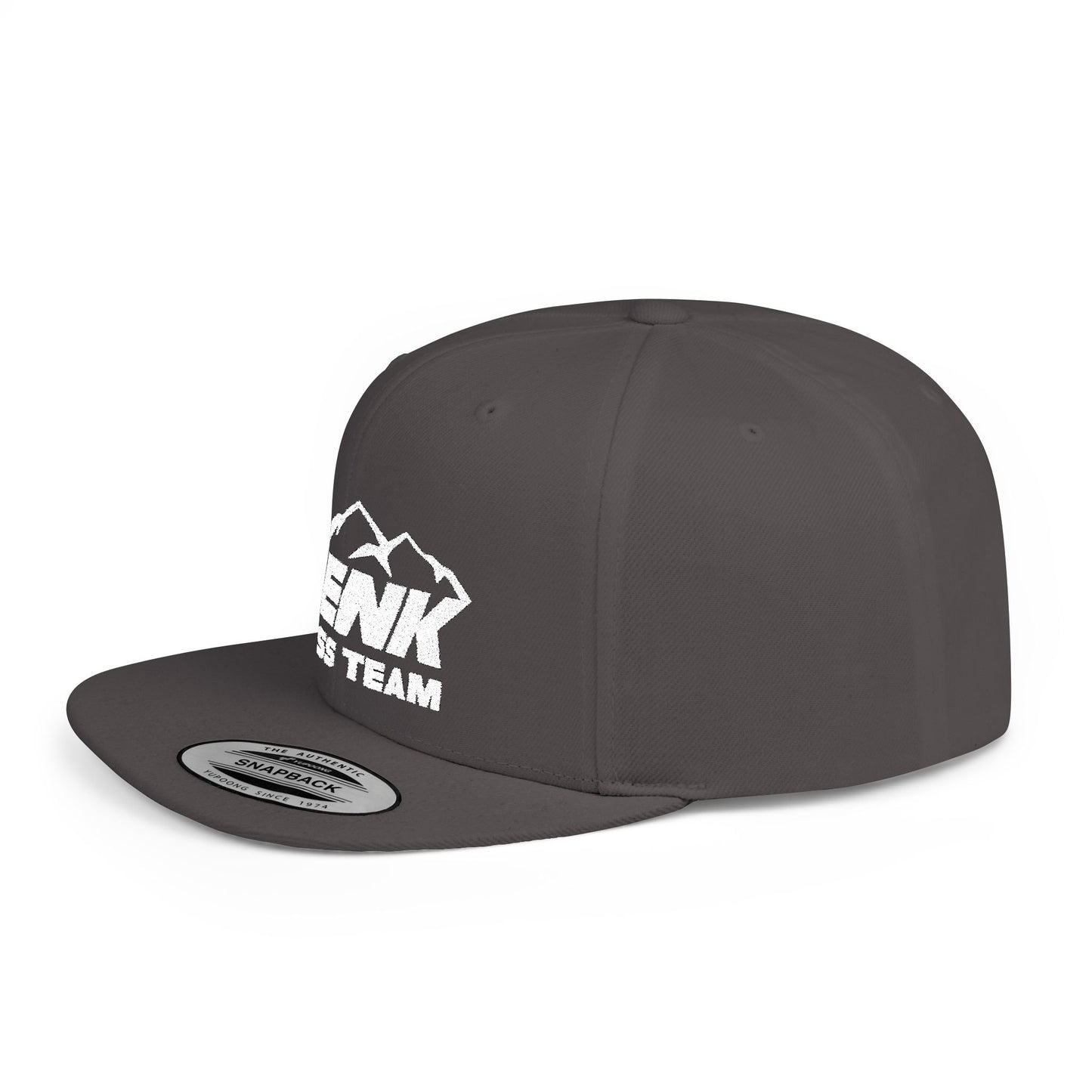 Denk Cross Flat Bill Snapback Hat