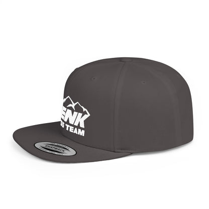 Denk Cross Flat Bill Snapback Hat