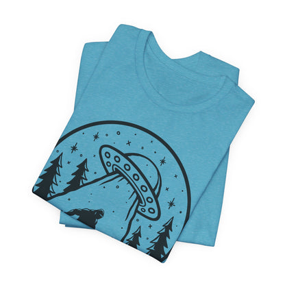 I Believe UFO and Big Foot Unisex Jersey Tee