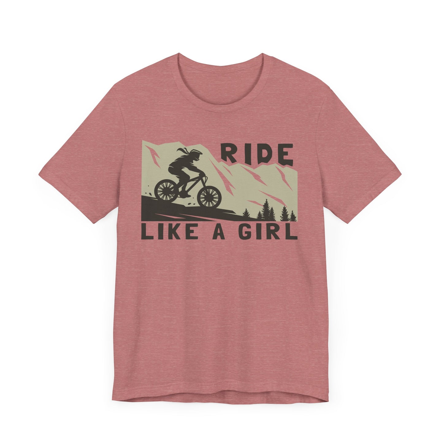 Adventure-Inspired "Ride Like A Girl" Unisex Tee