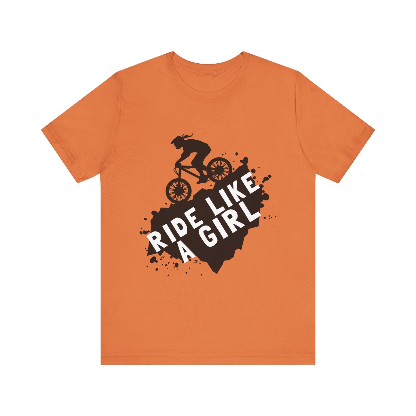 Ride Like a Girl Unisex Bicycle Tee - Empowering Cycling Shirt