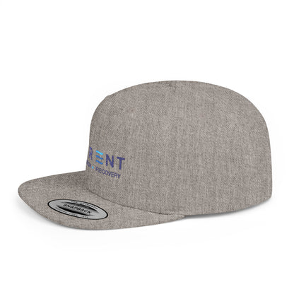 Snapback Hat — 'CURRENT' Hydration & Recovery Embroidered Flat Bill Cap