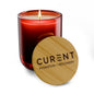 CURENT Soy Candle 14oz — Engraved Bamboo Lid "CURENT Hydration • Recovery"