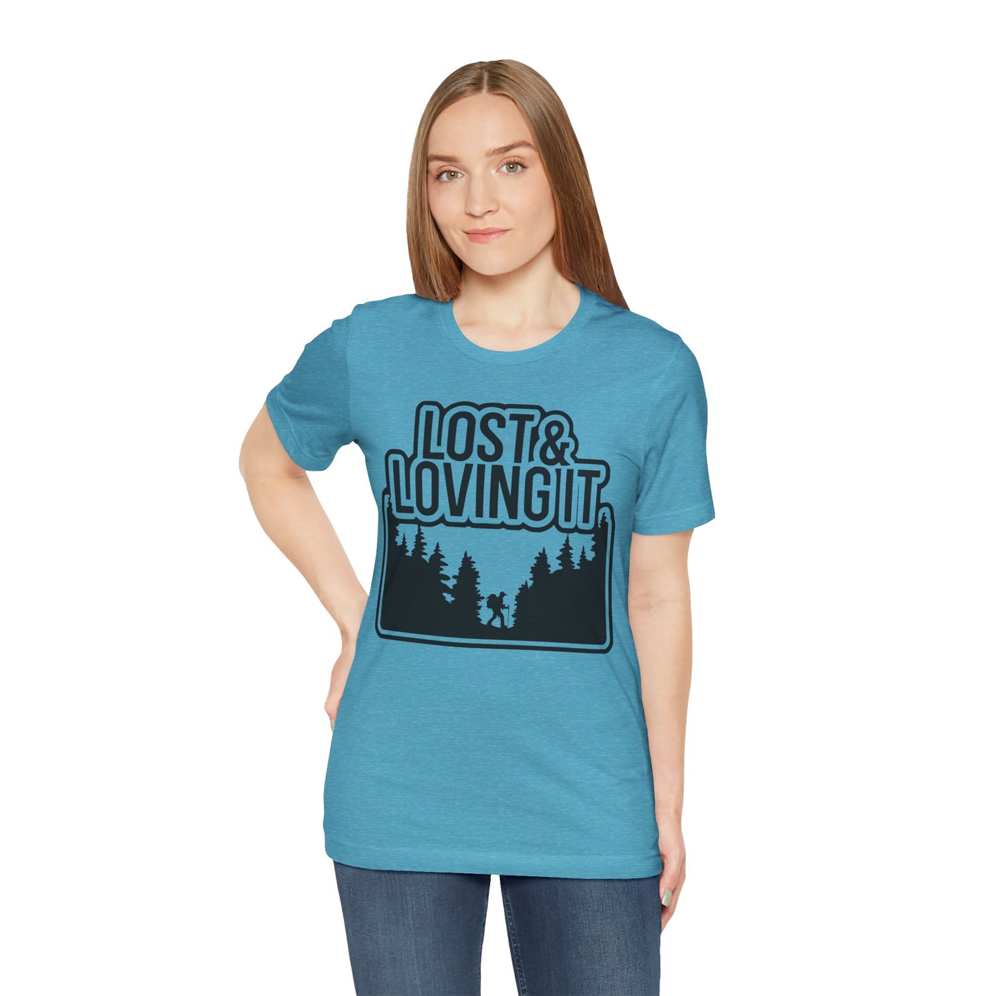 Lost and Loving It Hiking Unisex T-Shirt