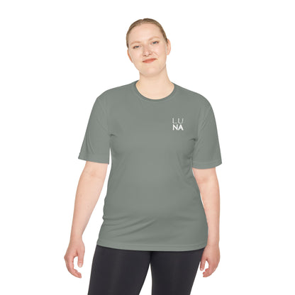 Men's & Women's Luna Tee, Unisex Activewear Shirt, Moisture Wicking T-Shirt for Sports, Cool Summer Tee, Casual Outdoor Wear