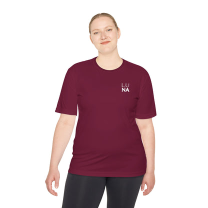 Men's & Women's Luna Tee, Unisex Activewear Shirt, Moisture Wicking T-Shirt for Sports, Cool Summer Tee, Casual Outdoor Wear