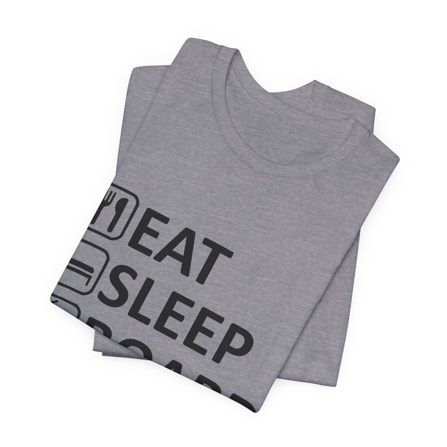Eat Sleep Board Repeat - Unisex Jersey Tee