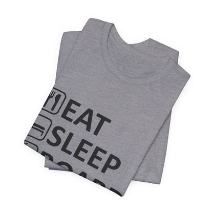 Eat Sleep Board Repeat - Unisex Jersey Tee