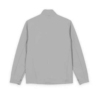 CURENT Men's Soft Shell Jacket —  Embroidered Lightweight Windproof Jacket