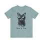 Feral and Free Funny Cat T-shirt Unisex Jersey Short Sleeve Tee