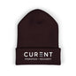 CURENT Embroidered Cuffed Beanie — Knit Hat
