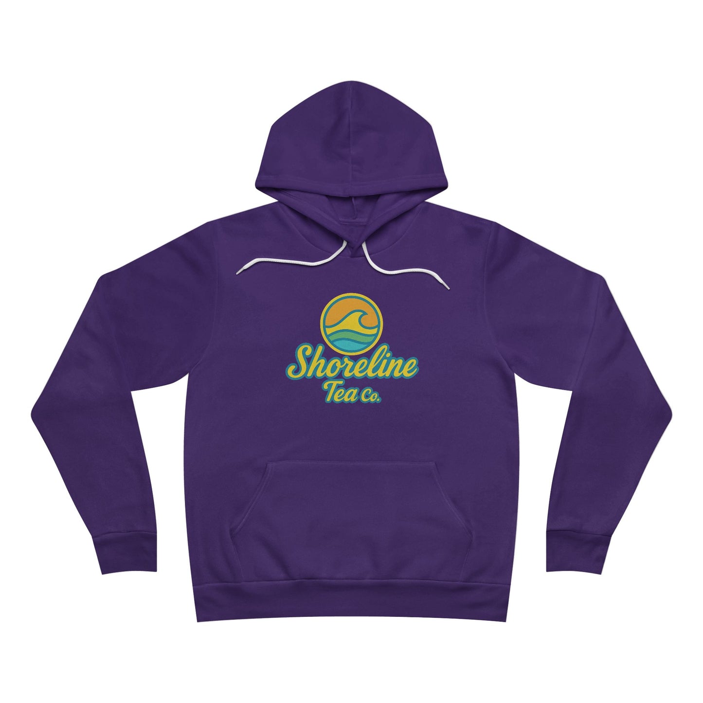 Shoreline Tea Co. Logo Hoodie — Vintage Coastal Pullover