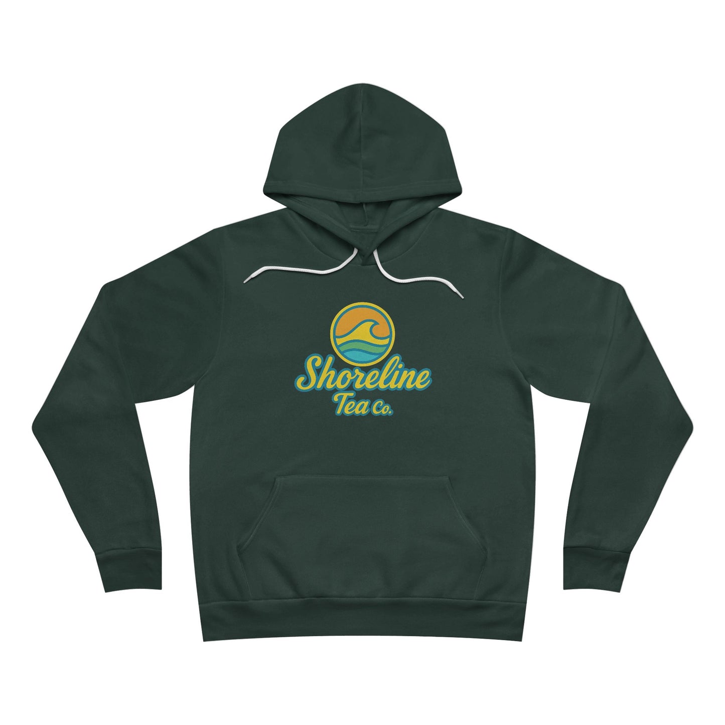Shoreline Tea Co. Logo Hoodie — Vintage Coastal Pullover